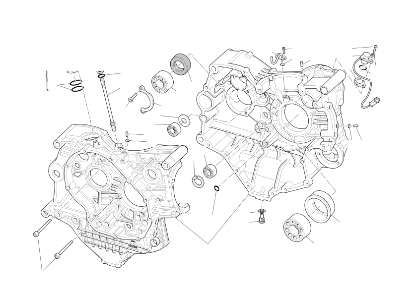 Crankcase halves