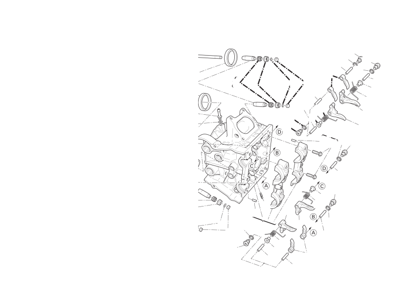 Horizontal cylinder head