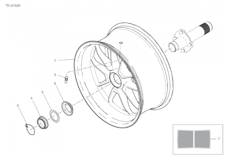 28A REAR WHEEL (24/44)