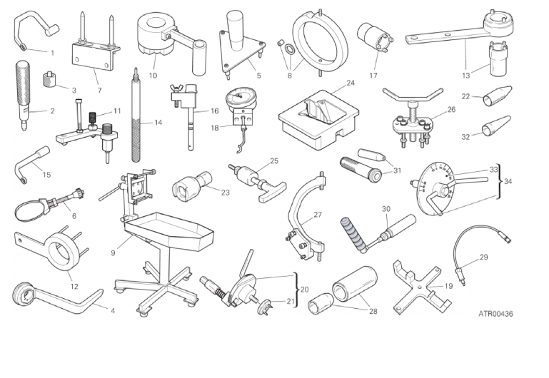 01A WORKSHOP SERVICE TOOLS (ENGINE) (1/3)