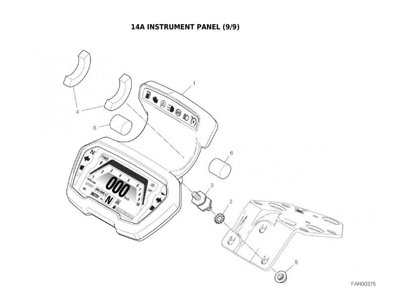 14A INSTRUMENT PANEL (9/9)