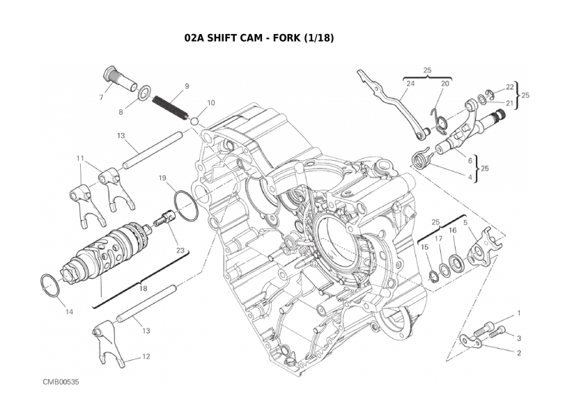 02A SHIFT CAM - FORK (1/18)