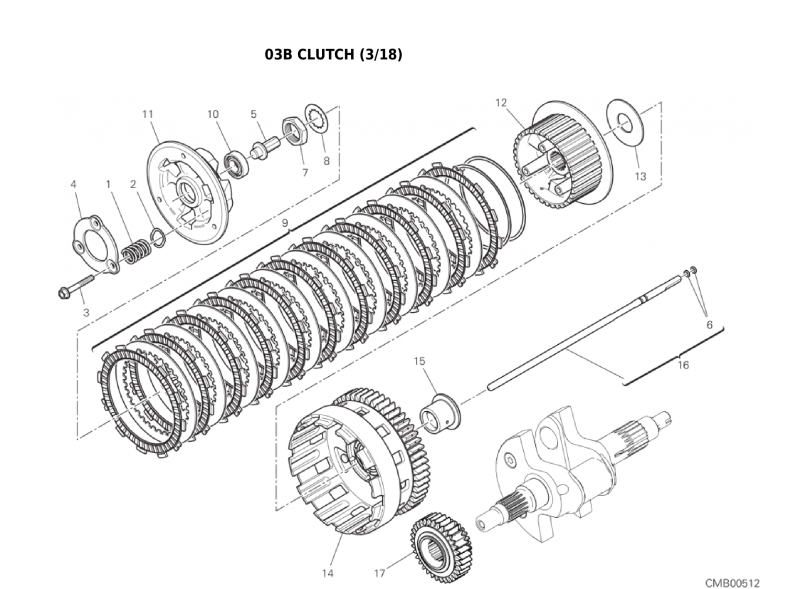 03B CLUTCH (3/18)