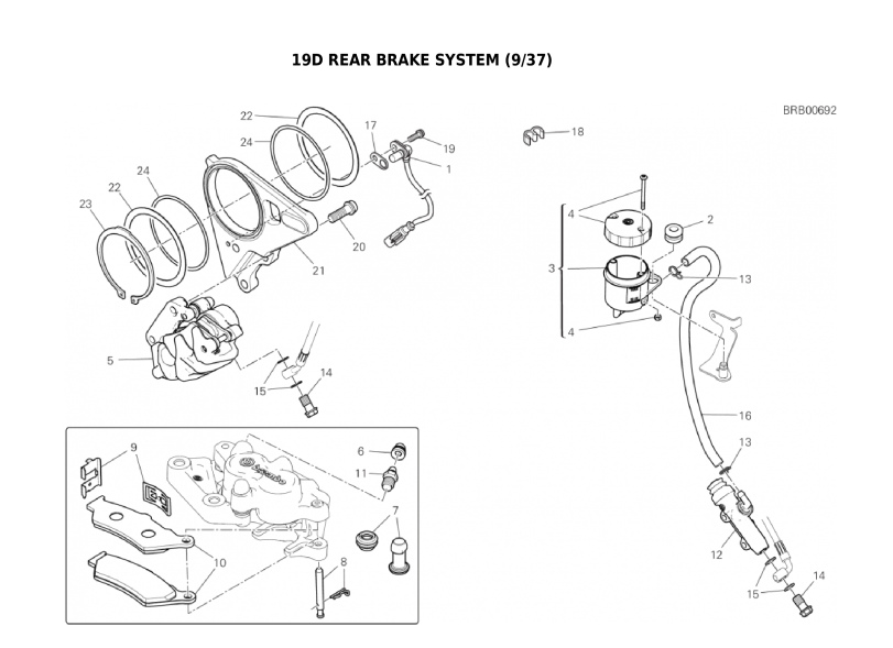 19D REAR BRAKE SYSTEM (9/37)