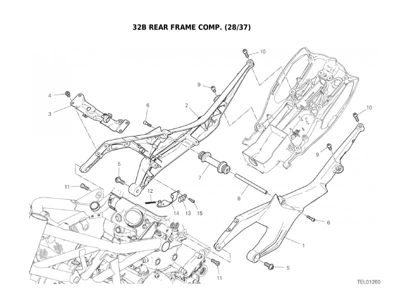 32B REAR FRAME COMP. (28/37)