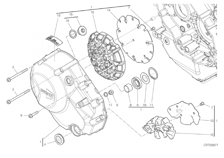 005 CLUTCH COVER (4/18)
