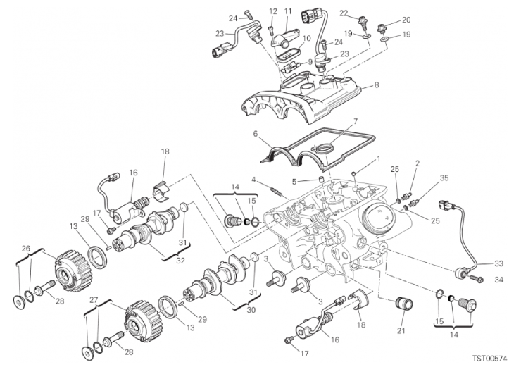 013 VERTICAL CYLINDER HEAD - TIMING (11/18)
