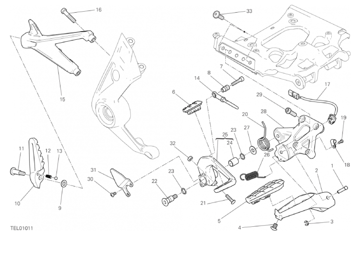 27C FOOTRESTS, RIGHT (27/28)
