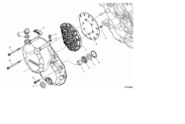 04A CLUTCH COVER (4/17)
