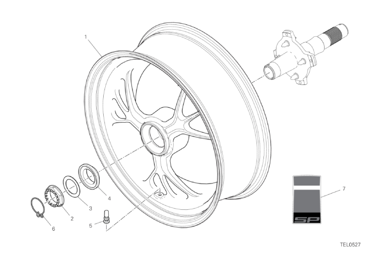 28A REAR WHEEL (23/43)
