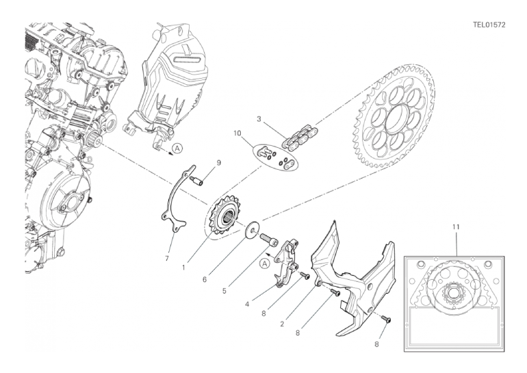 17A FRONT SPROCKET - CHAIN (2/53)
