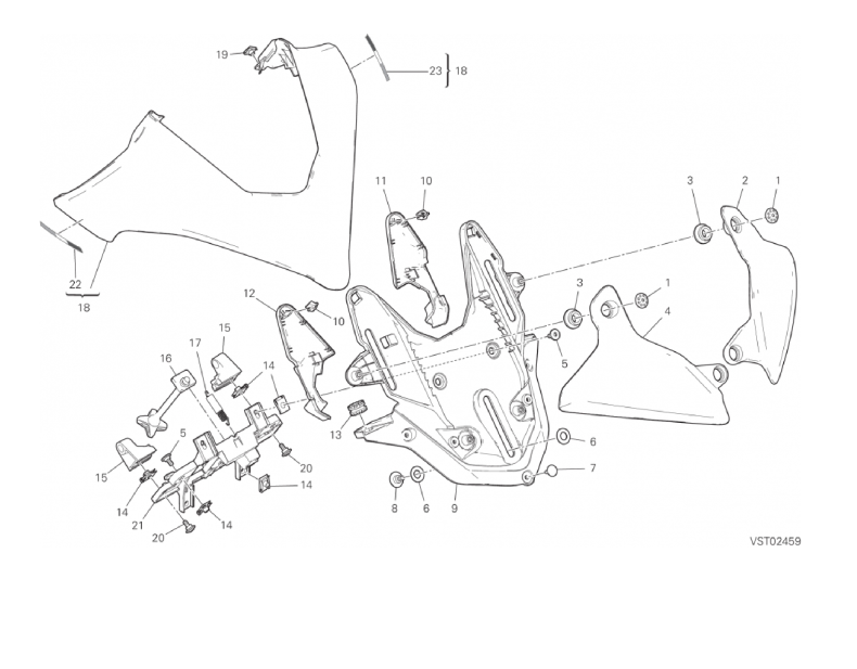 37B HEALDIGHT FAIRING SUPPORT (46/53)
