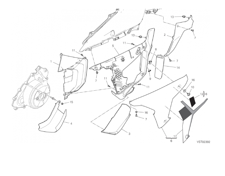 37F COVER , FRAME LH (50/53)
