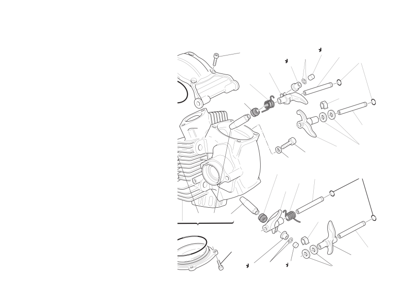 Horizontal cylinder head