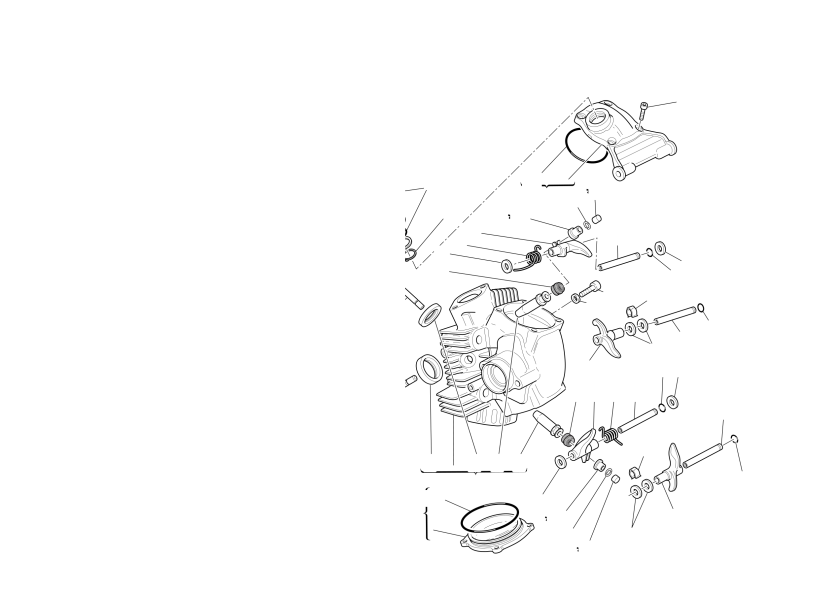 Horizontal cylinder head