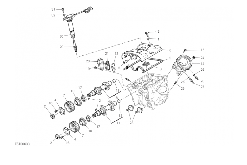 11A VERTICAL CYLINDER HEAD - TIMING (14/17)
