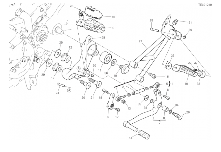 25A FOOTRESTS, LEFT (19/43)
