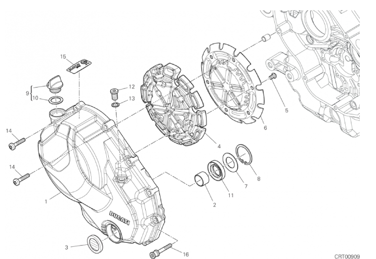 005 CLUTCH COVER (4/18)
