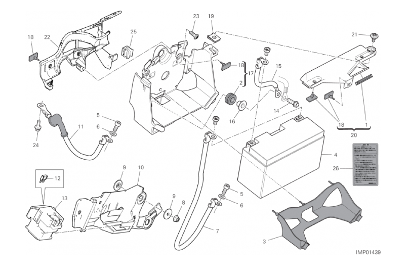 13B BATTERY HOLDER (2/10)