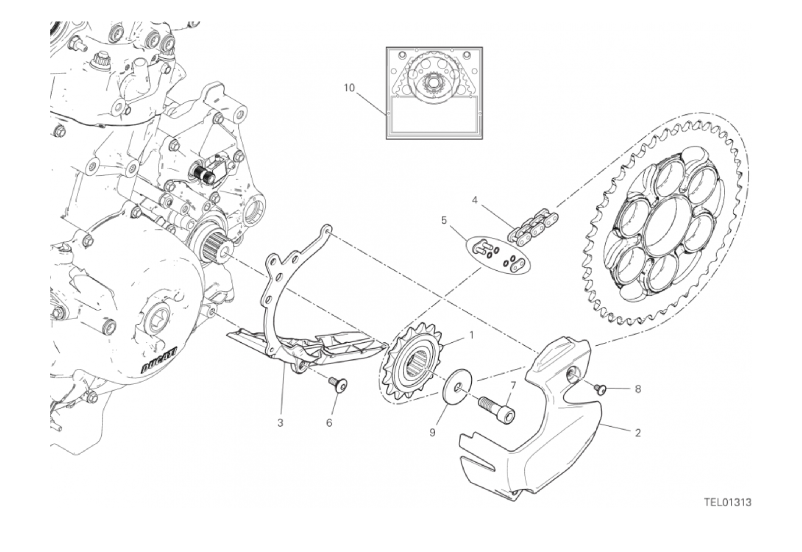 17A FRONT SPROCKET - CHAIN (2/46)