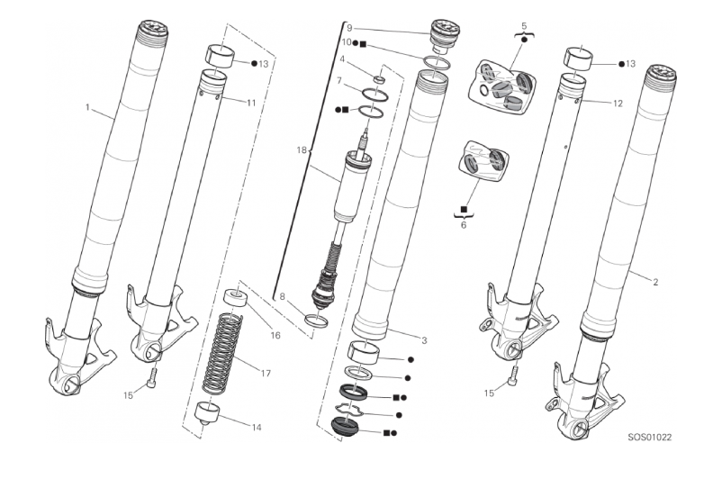 18B FRONT FORK (5/46)