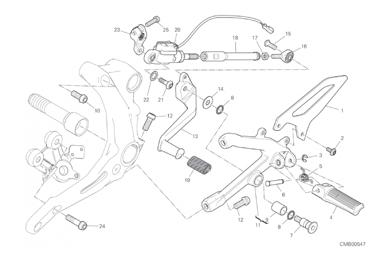 26A FOOTRESTS, LEFT (19/46)