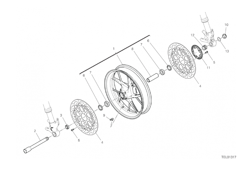 28A FRONT WHEEL (23/46)