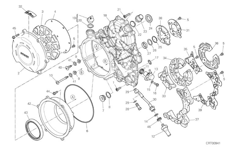 04A CLUTCH COVER (4/18)