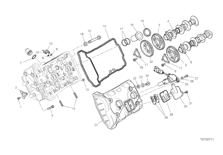 12A FRONT HEAD - TIMING SYSTEM (15/18)