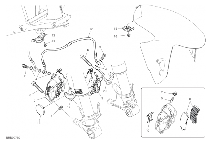 20B FRONT BRAKE SYSTEM (9/46)