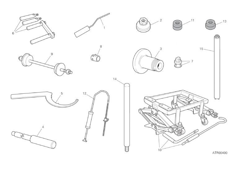 01B WORKSHOP SERVICE TOOLS (FRAME) (2/3)