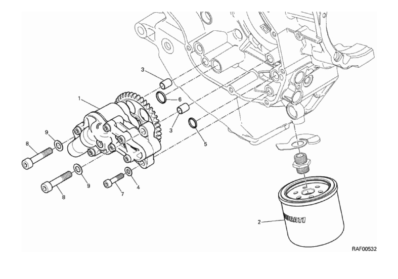 009 OIL PUMP - FILTER (7/18)