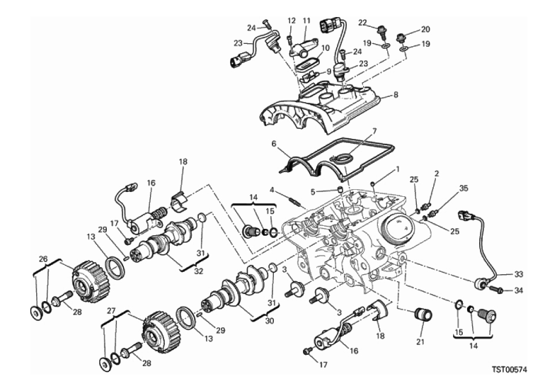 013 VERTICAL CYLINDER HEAD - TIMING (11/18)