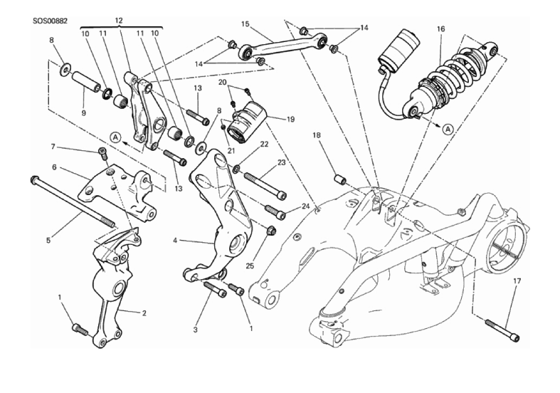 028 REAR SHOCK ABSORBER (11/26)