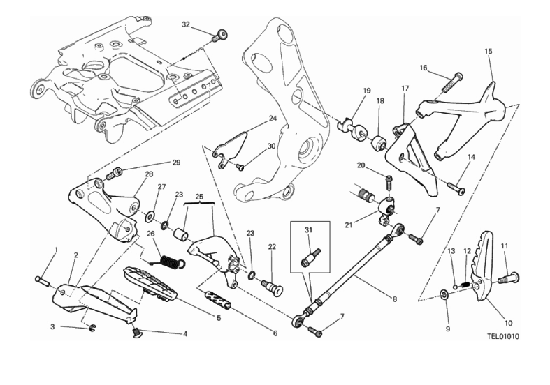 27B FOOTRESTS, LEFT (24/26)