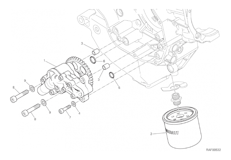 009 OIL PUMP - FILTER (7/18)