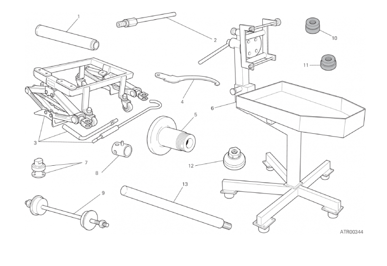 01B WORKSHOP SERVICE TOOLS (FRAME) (2/3)