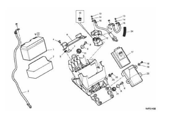 12B BATTERY HOLDER (2/8)