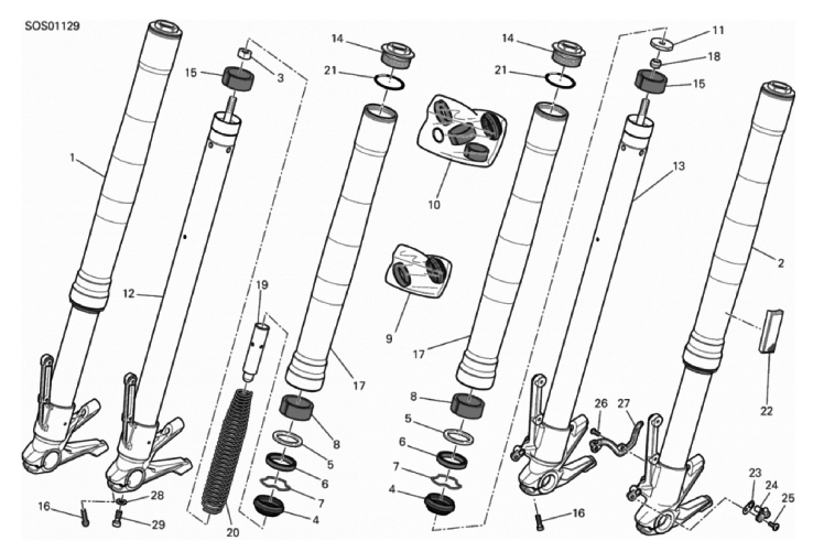 17B FRONT FORK (4/38)