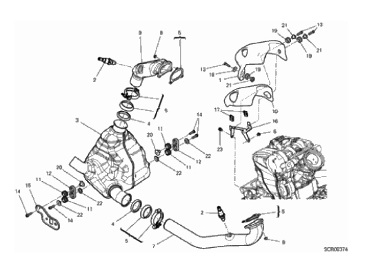 30A EXHAUST MANIFOLD (25/38)