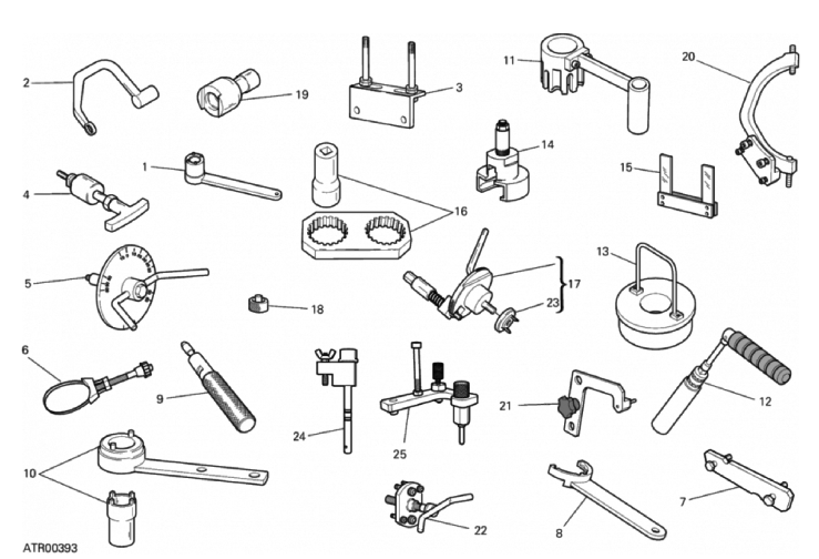 01A WORKSHOP SERVICE TOOLS (ENGINE) (1/3)