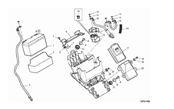 12B BATTERY HOLDER (2/8)