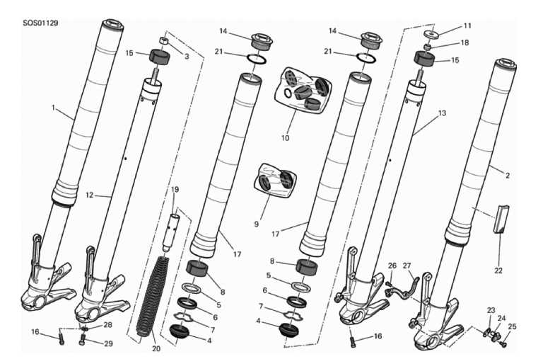 17B FRONT FORK (4/38)