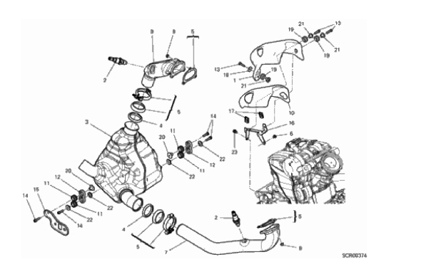 30A EXHAUST MANIFOLD (25/38)