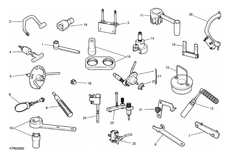 01A WORKSHOP SERVICE TOOLS (ENGINE) (1/3)