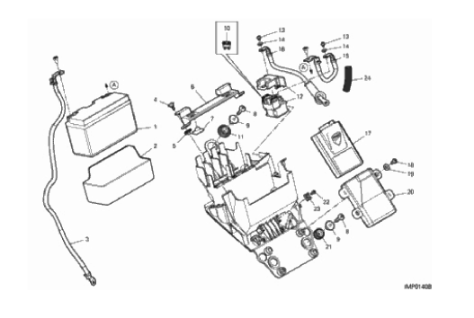 12B BATTERY HOLDER (2/8)