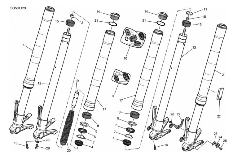 17B FRONT FORK (4/37)