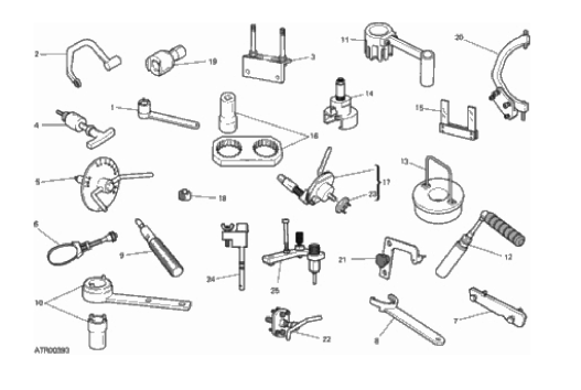 01A WORKSHOP SERVICE TOOLS (ENGINE) (1/3)