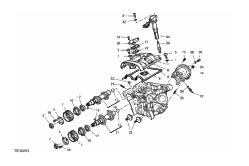 11A VERTICAL CYLINDER HEAD - TIMING (13/16)