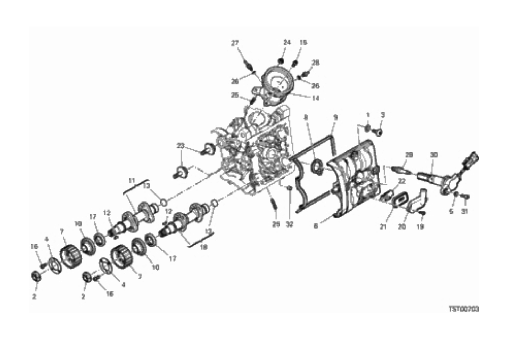 11B HORIZONTAL HEAD – TIMING SYSTEM (14/16)